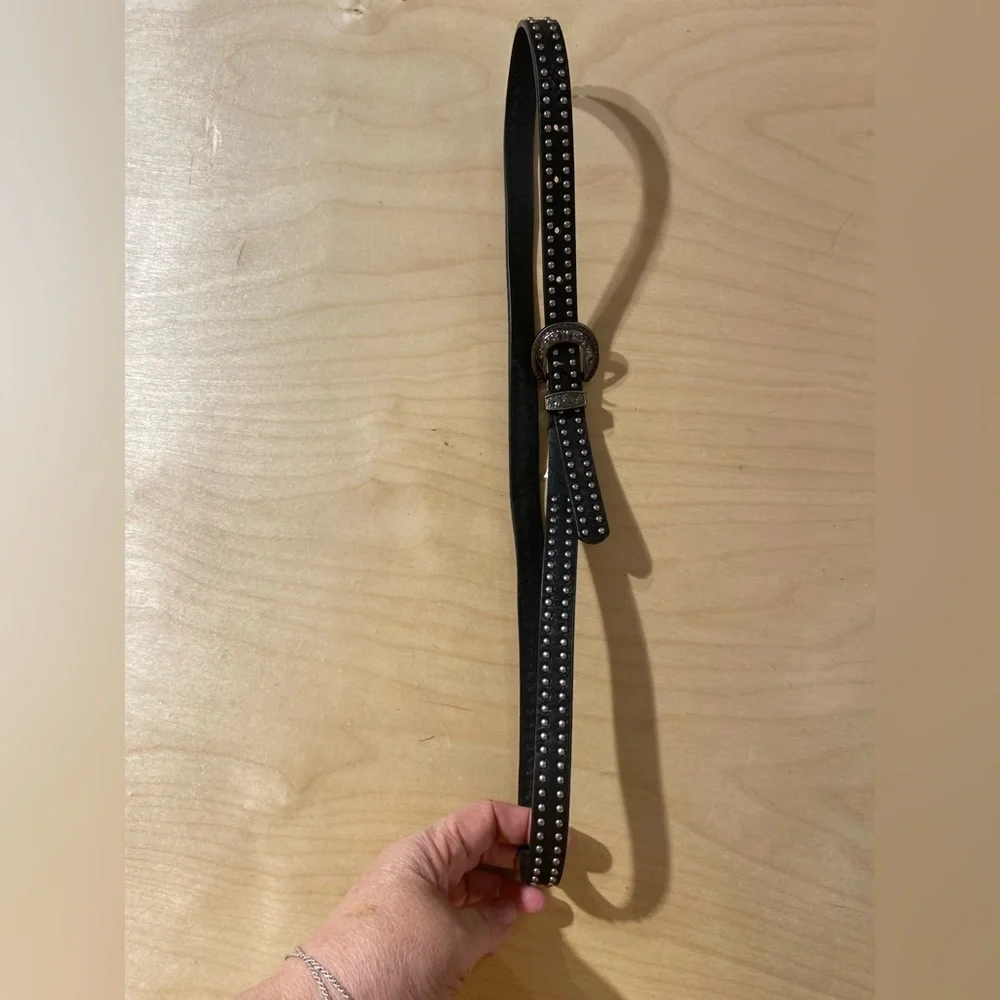 Black Studded Belt size Large (PB)